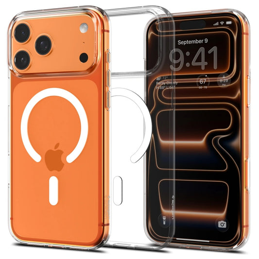 Coque MagSafe pour Apple iPhone 17 Pro Max, Spigen, Liquid Crystal, Blanche