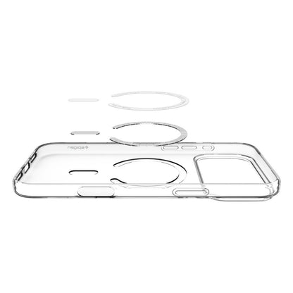 Coque MagSafe pour Apple iPhone 17 Pro Max, Spigen, Liquid Crystal, Blanche