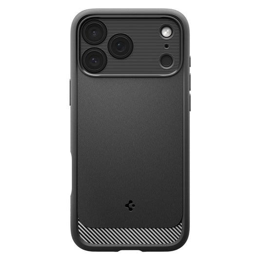 Coque MagSafe pour Apple iPhone 17 Pro Max, Spigen, Rugged Armor, Noir Mat