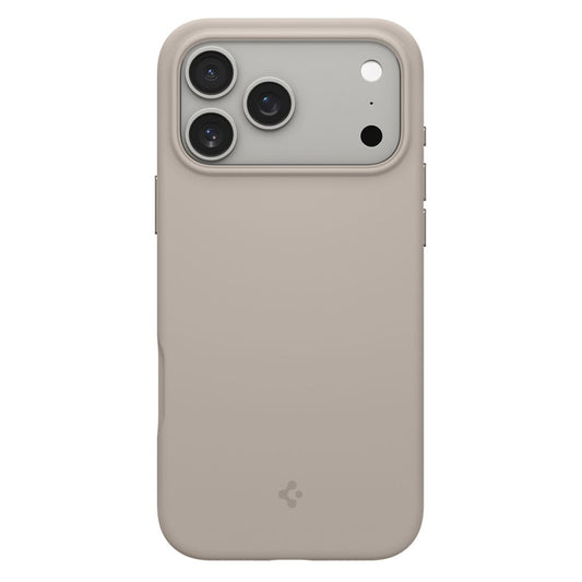 Étui MagSafe pour Apple iPhone 17 Pro Max, Spigen, Silicone Fit, Crème