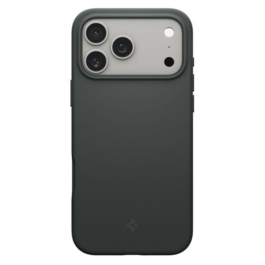 Coque MagSafe pour Apple iPhone 17 Pro Max, Spigen, Silicone Fit, Vert