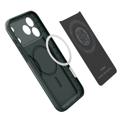 Coque MagSafe pour Apple iPhone 17 Pro Max, Spigen, Thin Fit, Vert ACS10275