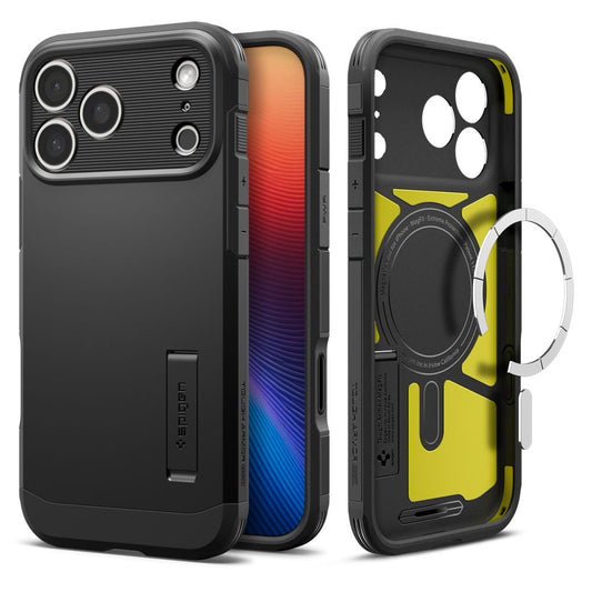 Coque MagSafe pour Apple iPhone 17 Pro Max, Spigen, Tough Armor T, Noire