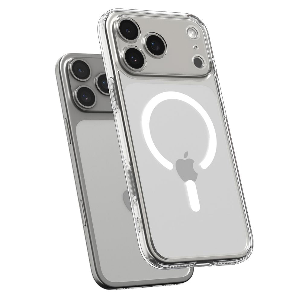 Coque MagSafe pour Apple iPhone 17 Pro Max, Spigen, Ultra Hybrid, Blanche
