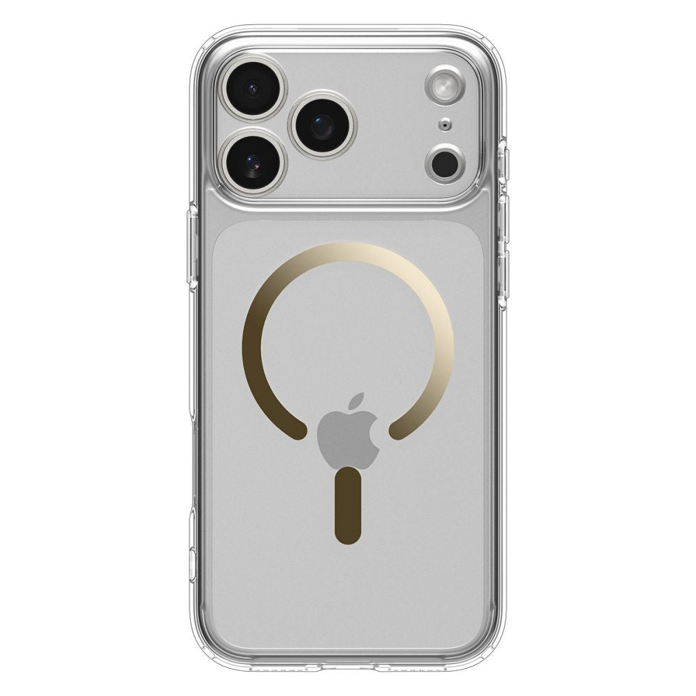 Coque MagSafe pour Apple iPhone 17 Pro Max, Spigen, Ultra Hybrid, Or Transparent