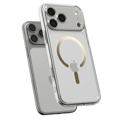 Coque MagSafe pour Apple iPhone 17 Pro Max, Spigen, Ultra Hybrid, Or Transparent