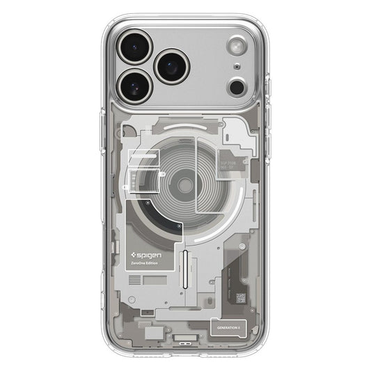 Coque MagSafe pour Apple iPhone 17 Pro Max, Spigen, Ultra Hybrid Neo One, Transparente