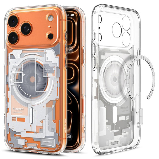 Coque MagSafe pour Apple iPhone 17 Pro Max, Spigen, Ultra Hybrid Zero One, Blanche