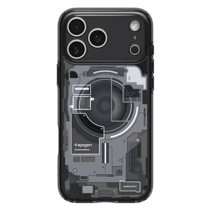 Coque MagSafe pour Apple iPhone 17 Pro Max, Spigen, Ultra Hybrid Zero One, Noire