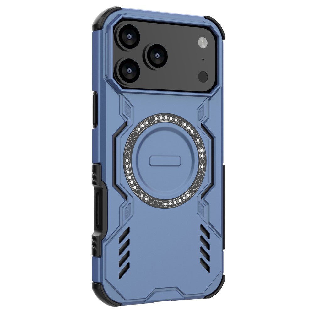 Coque MagSafe pour Apple iPhone 17 Pro Max, Techsuit, ArmorMag, Bleue