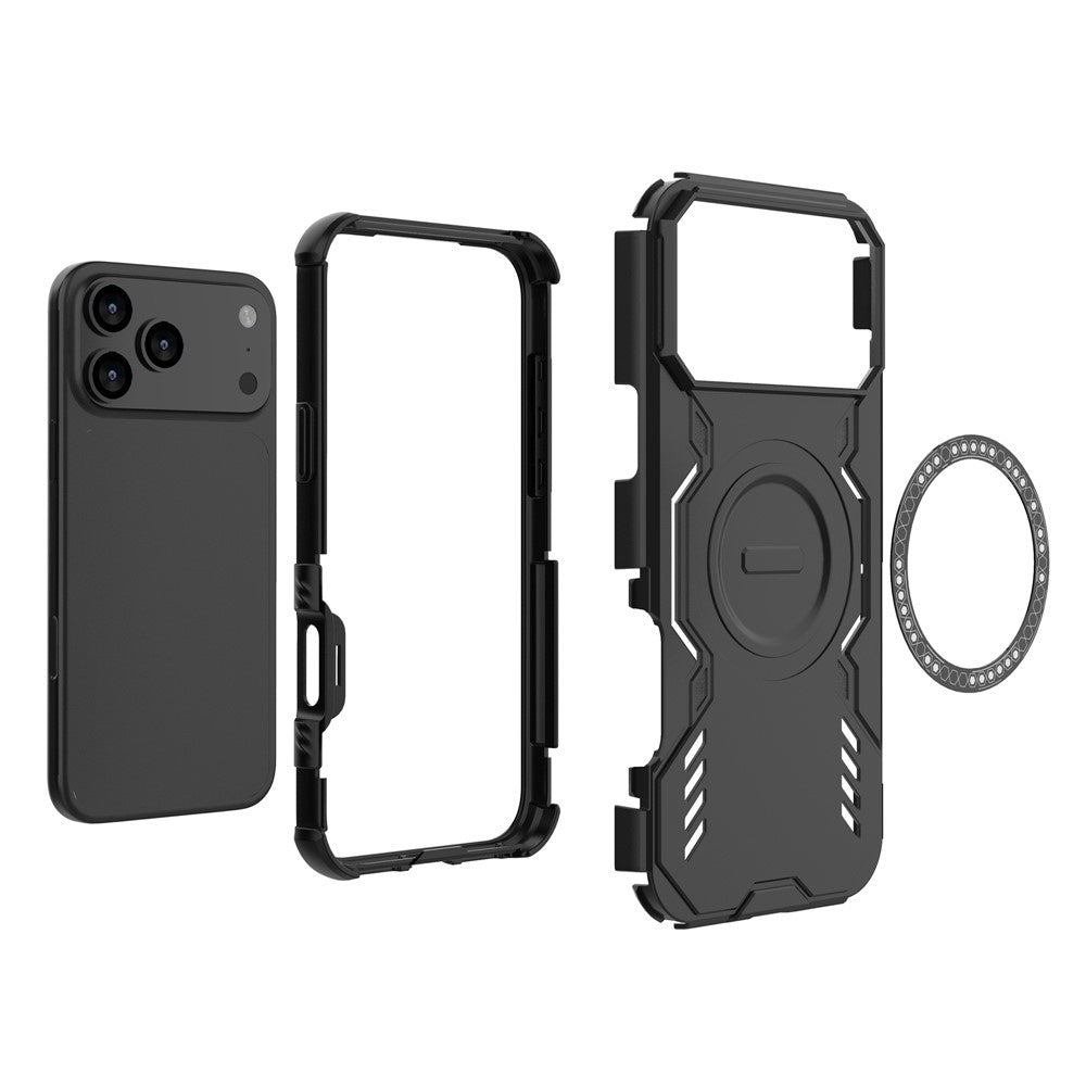Coque MagSafe pour Apple iPhone 17 Pro Max, Techsuit, ArmorMag, Bleue