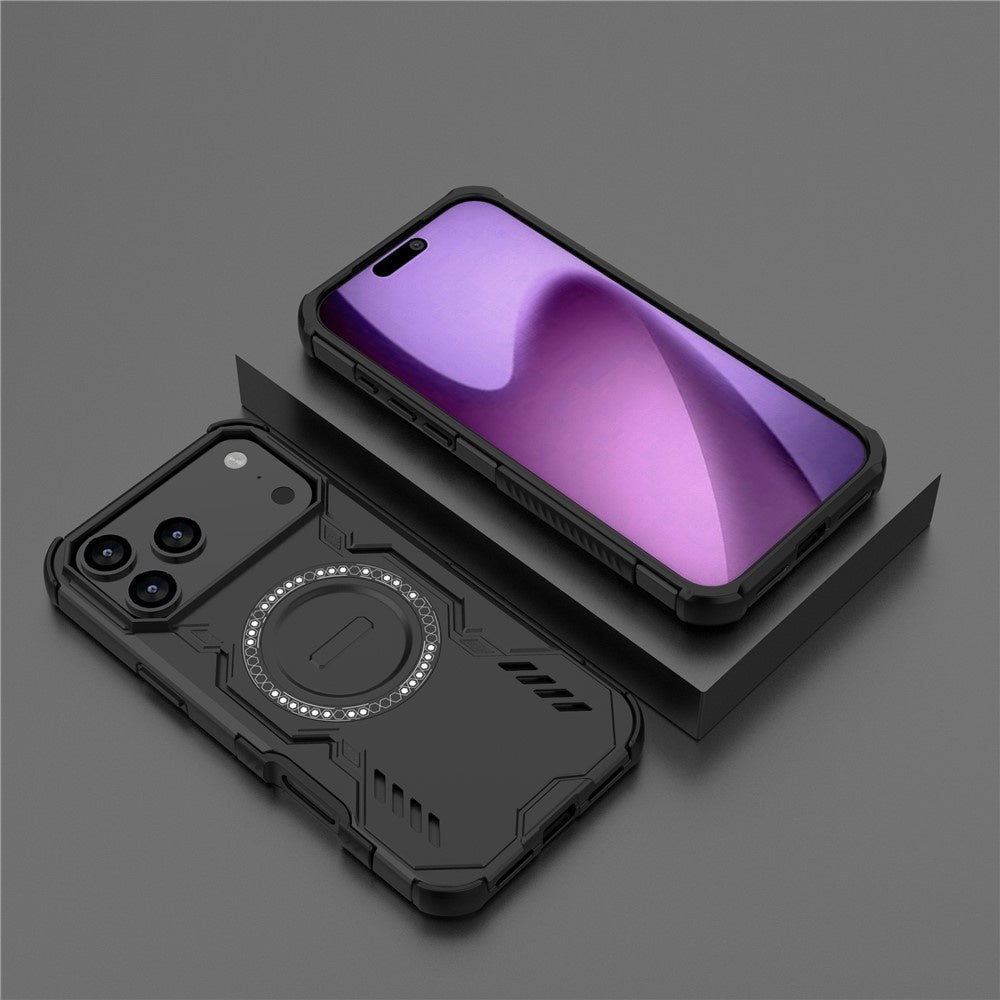 Étui MagSafe pour Apple iPhone 17 Pro Max, Techsuit, ArmorMag, Noir