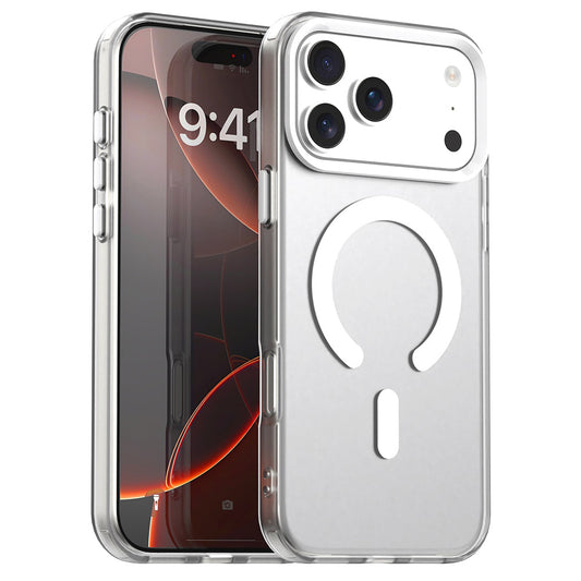 Coque MagSafe pour Apple iPhone 17 Pro Max, Techsuit, CandyCase, Blanche