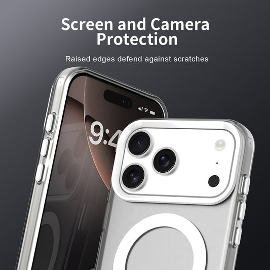 Coque MagSafe pour Apple iPhone 17 Pro Max, Techsuit, CandyCase, Blanche