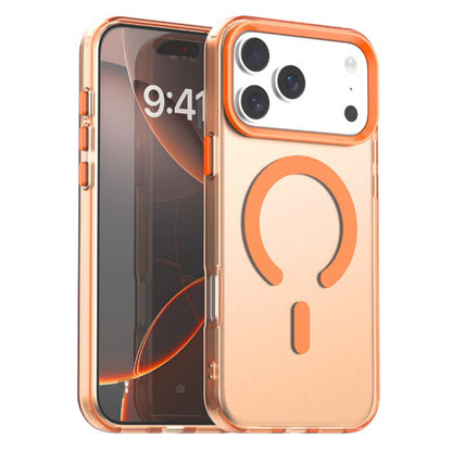 Coque MagSafe pour Apple iPhone 17 Pro Max, Techsuit, CandyCase, Orange