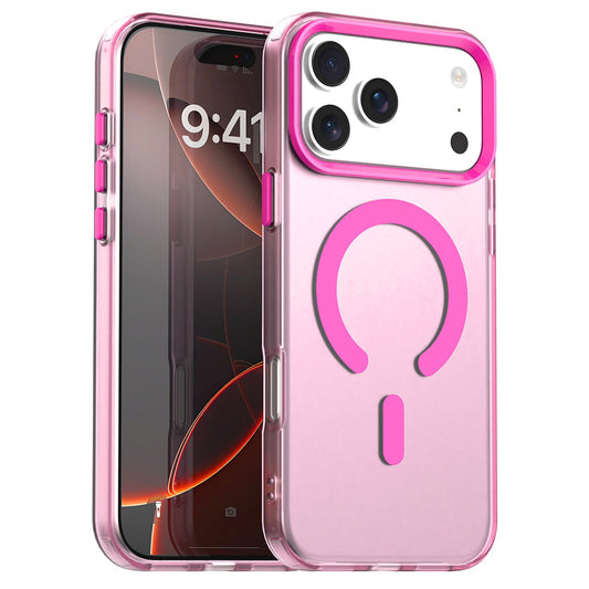 Housse MagSafe pour Apple iPhone 17 Pro Max, Techsuit, CandyCase, Rose