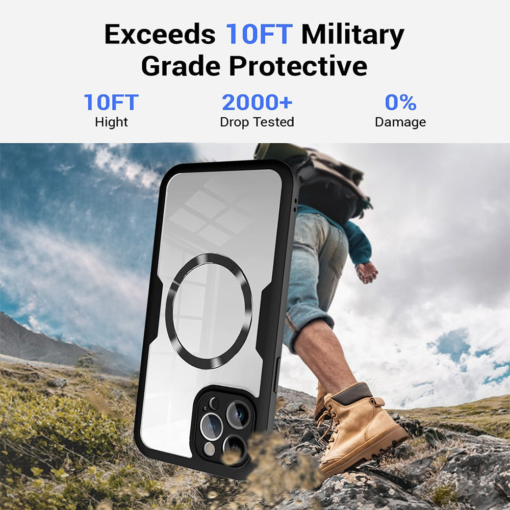 Étui MagSafe pour Apple iPhone 17 Pro Max, Techsuit, ColorVerse 360, Violet