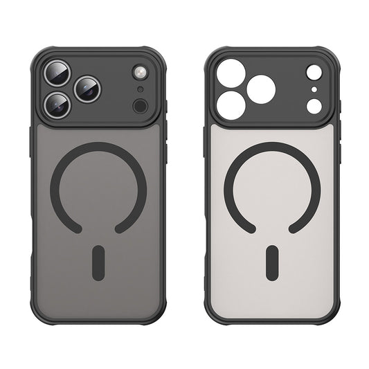 Coque MagSafe pour Apple iPhone 17 Pro Max, Techsuit, HaloFrost II, Noire
