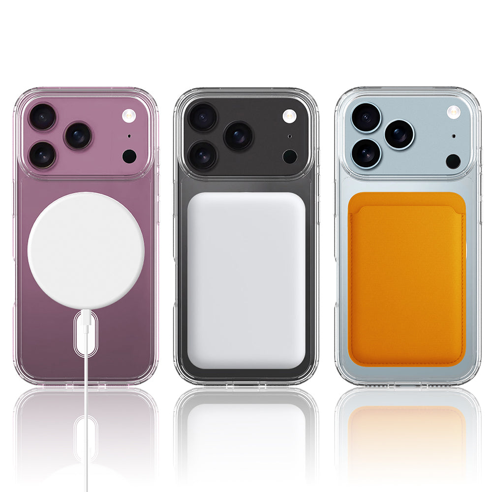 Coque MagSafe pour Apple iPhone 17 Pro Max, Techsuit, Pro, Transparente