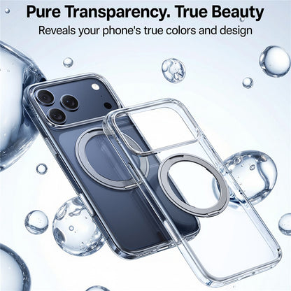 Coque MagSafe pour Apple iPhone 17 Pro Max, Torras, Ostand Pro, Transparente