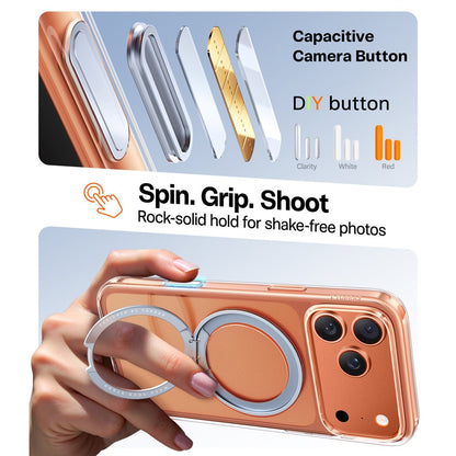 Coque MagSafe pour Apple iPhone 17 Pro Max, Torras, Ostand Pro, Transparente
