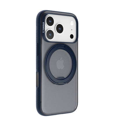 Coque MagSafe pour Apple iPhone 17 Pro Max, Torras, Ostand R Fitness, Bleue