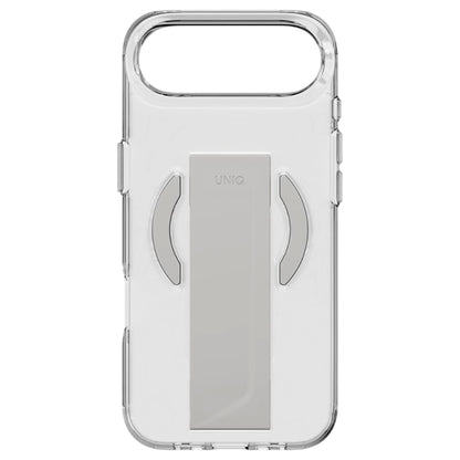 Coque MagSafe pour Apple iPhone 17 Pro Max, UNIQ, Heldro Air MagClick, Gris Transparent