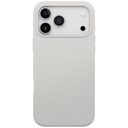 Coque MagSafe pour Apple iPhone 17 Pro Max, UNIQ, Lino MagClick, Gris