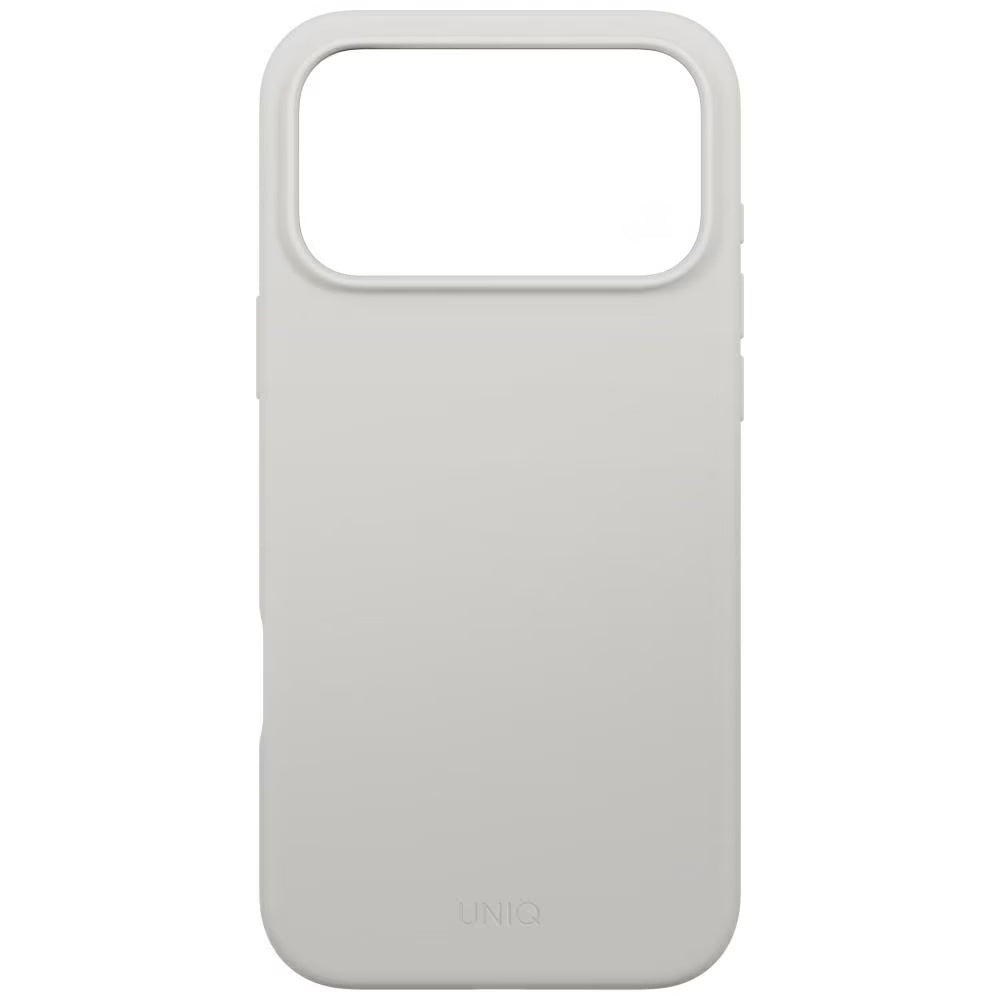 Coque MagSafe pour Apple iPhone 17 Pro Max, UNIQ, Lino MagClick, Gris