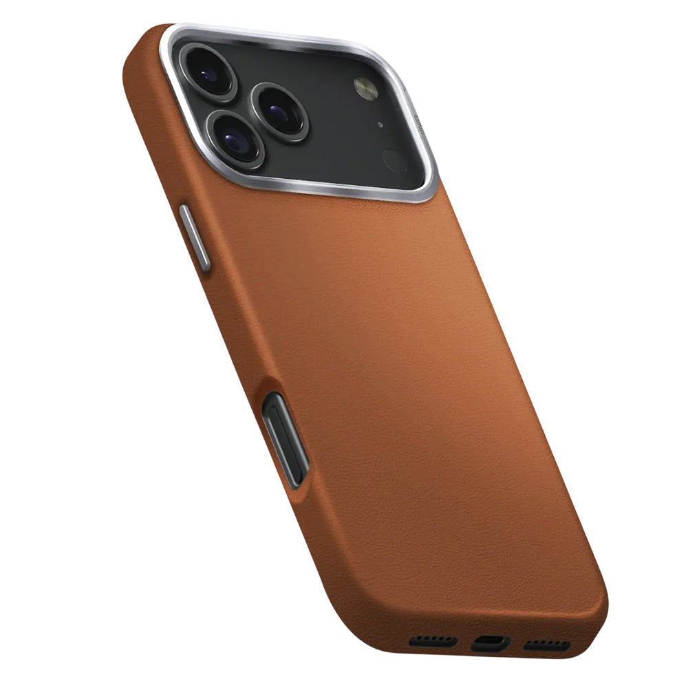 Coque MagSafe pour Apple iPhone 17 Pro Max, UNIQ, Lyden Leatherette, Marron