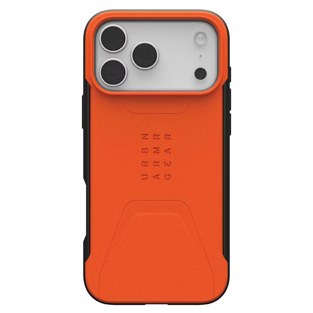 Coque MagSafe pour Apple iPhone 17 Pro Max, Urban Armor Gear, Civilian LT, Orange