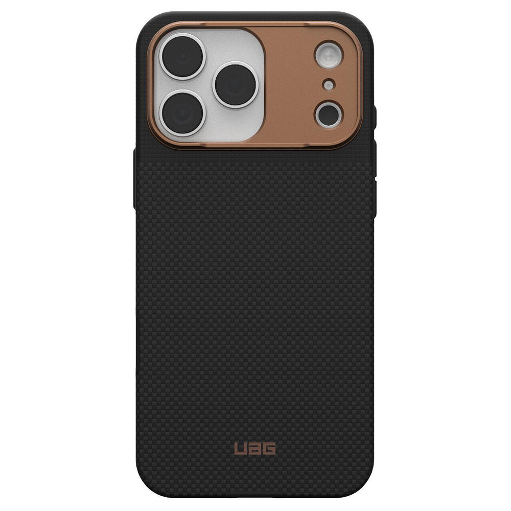 Coque MagSafe pour Apple iPhone 17 Pro Max, Urban Armor Gear, Fibr Armr, Noir Bronze