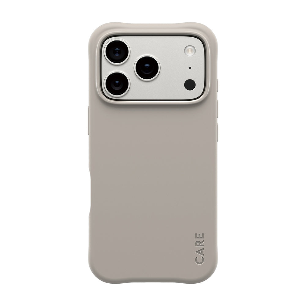 Coque MagSafe pour Apple iPhone 17 Pro, PanzerGlass, Care Fashionable, Beige