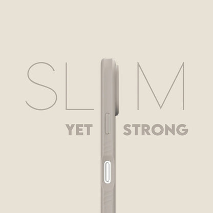 Coque MagSafe pour Apple iPhone 17 Pro, PanzerGlass, Care Fashionable, Beige
