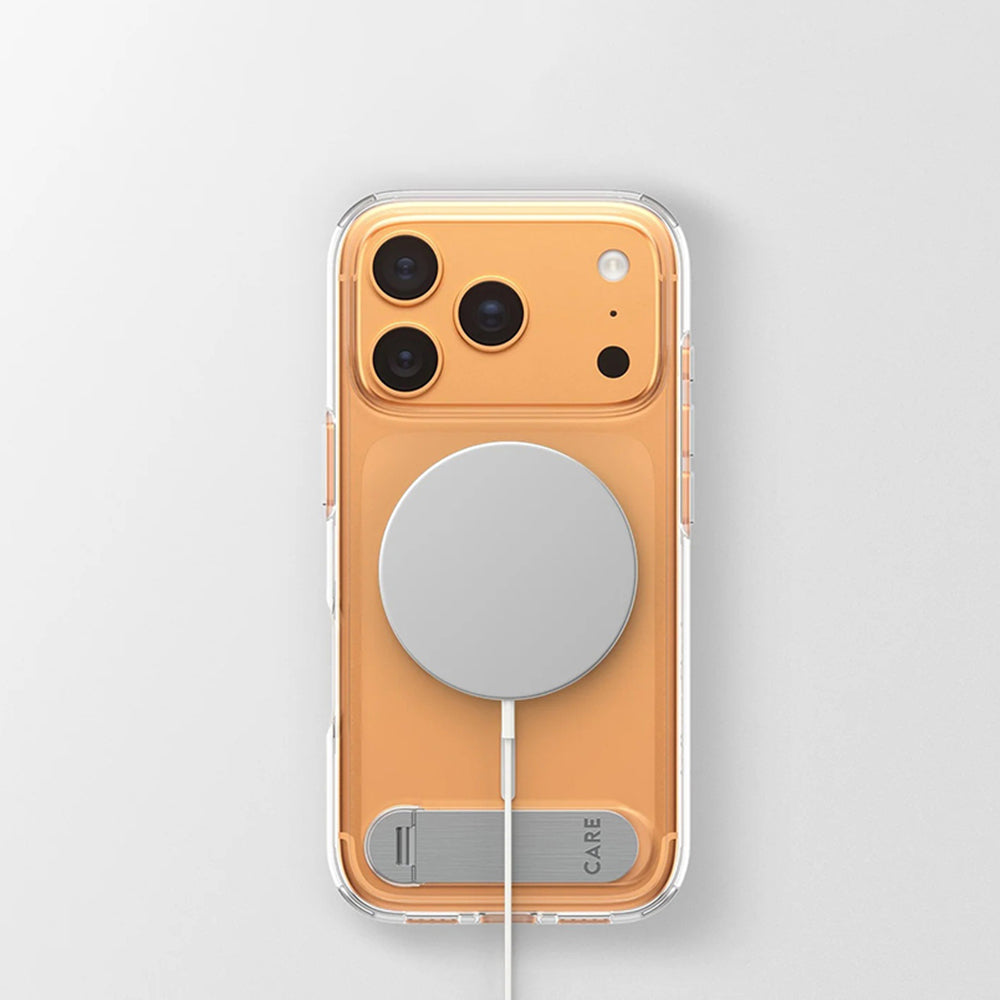 Coque MagSafe pour Apple iPhone 17 Pro, PanzerGlass, avec fonction support, Transparente