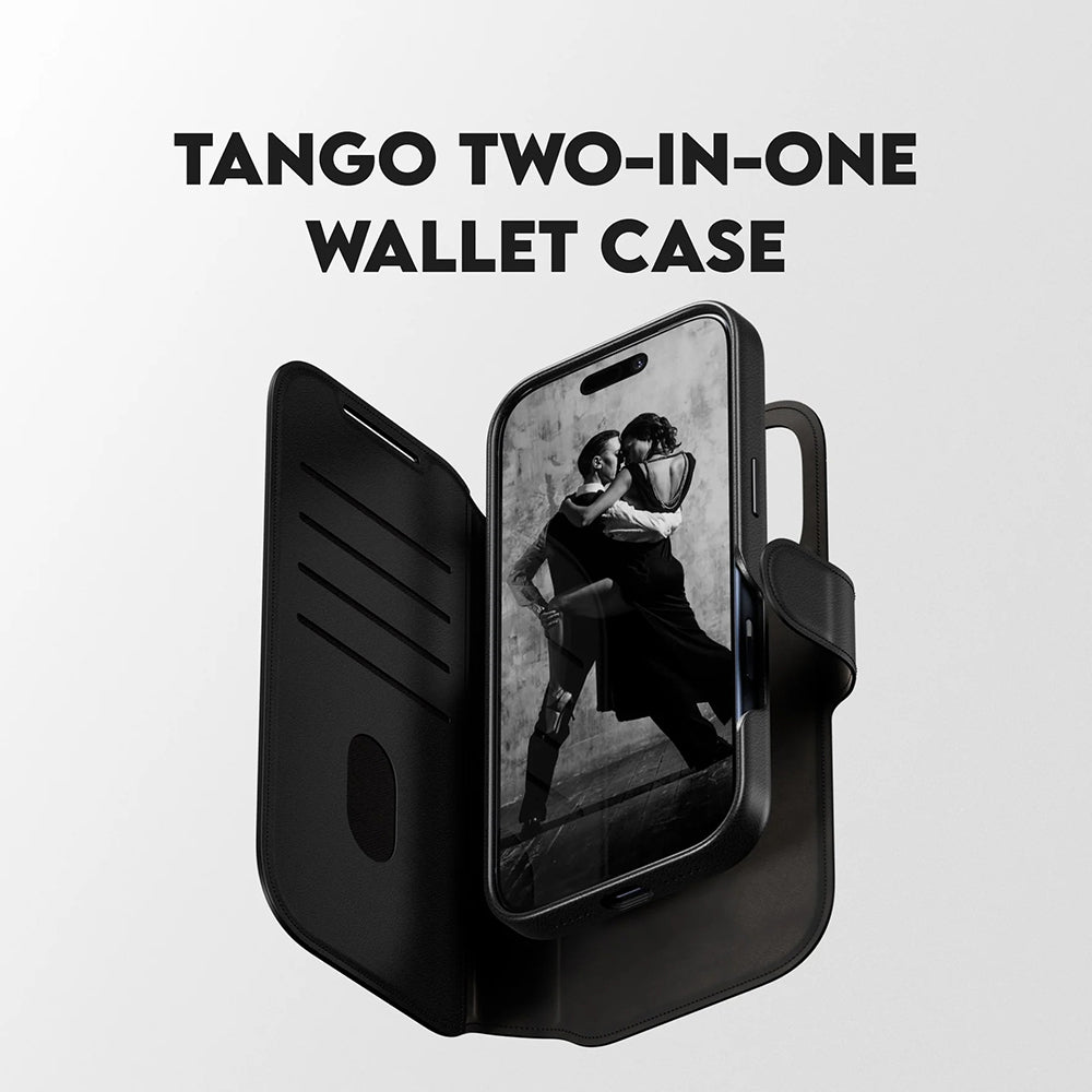 Étui MagSafe pour Apple iPhone 17 Pro, PanzerGlass, Fonction Care Tango Two-in-One, Noir