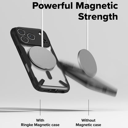 Coque MagSafe pour Apple iPhone 17 Pro, Ringke, Fusion X, Noire