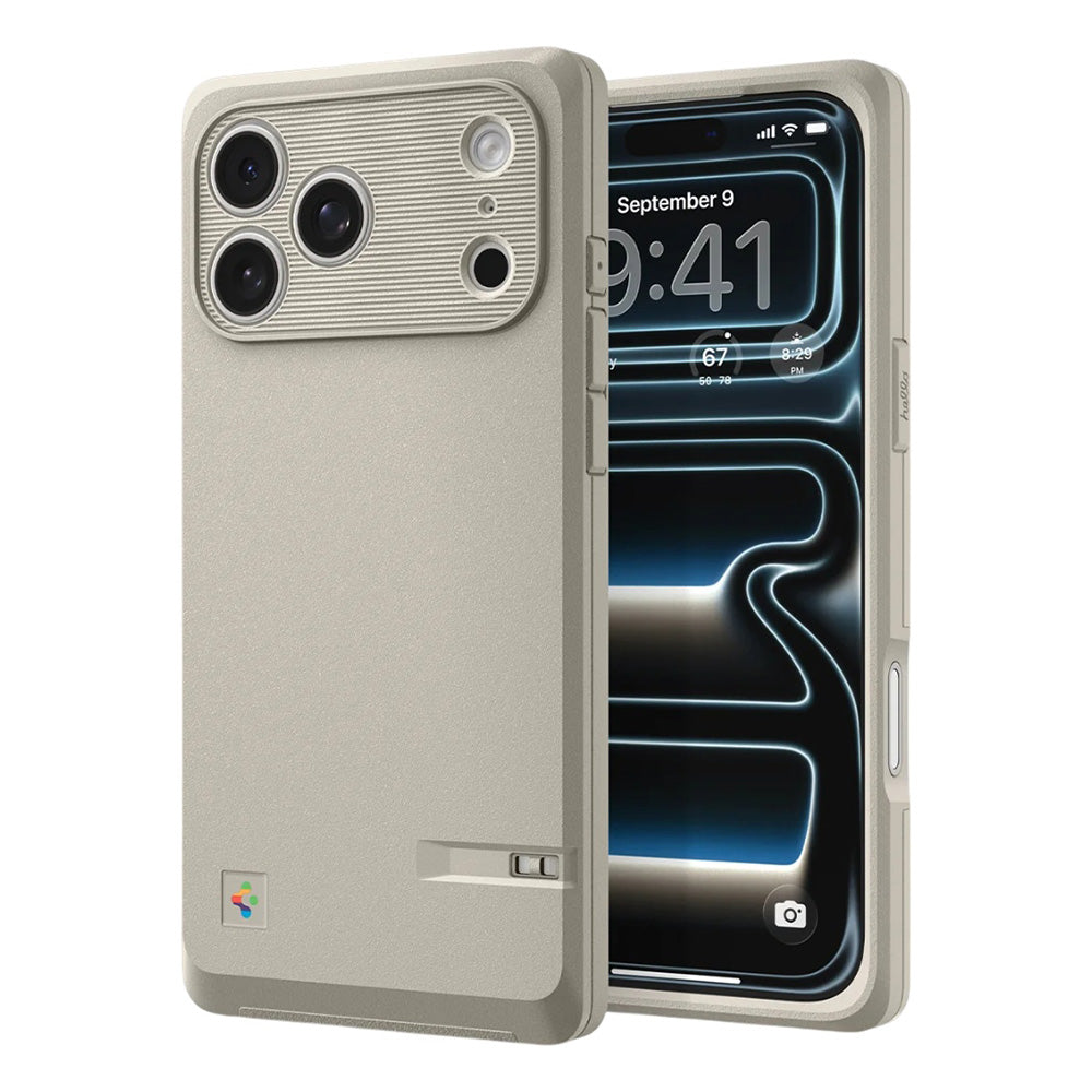 Coque MagSafe pour Apple iPhone 17 Pro, Spigen, Classic LS, Crème