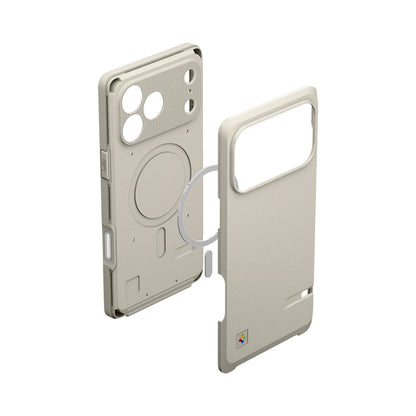 Coque MagSafe pour Apple iPhone 17 Pro, Spigen, Classic LS, Crème