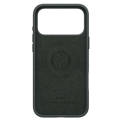 Coque MagSafe pour Apple iPhone 17 Pro, Spigen, Silicone Fit, Vert