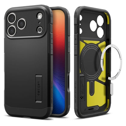 Coque MagSafe pour Apple iPhone 17 Pro, Spigen, Tough Armor T, Noire