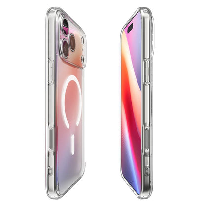 Coque MagSafe pour Apple iPhone 17 Pro, Spigen, Ultra Hybrid, Blanc Satiné
