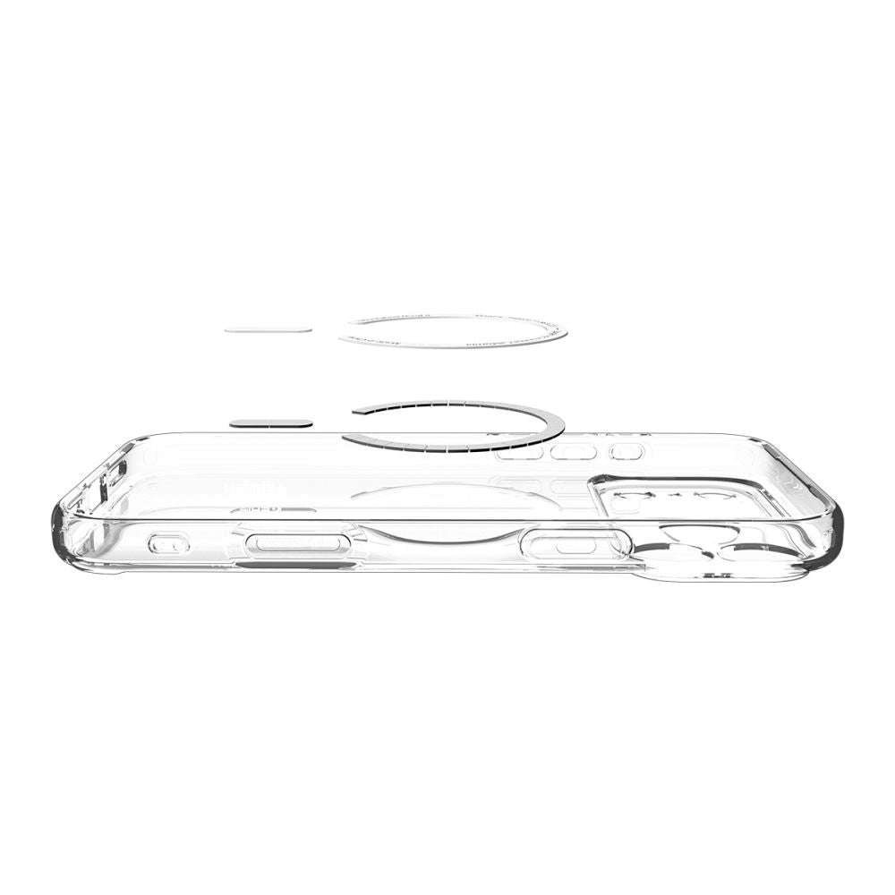 Coque MagSafe pour Apple iPhone 17 Pro, Spigen, Ultra Hybrid, Blanc Satiné