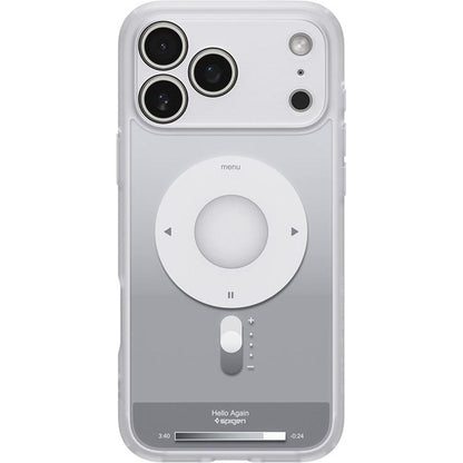 Coque MagSafe pour Apple iPhone 17 Pro, Spigen, Ultra Hybrid Classic, Argentée