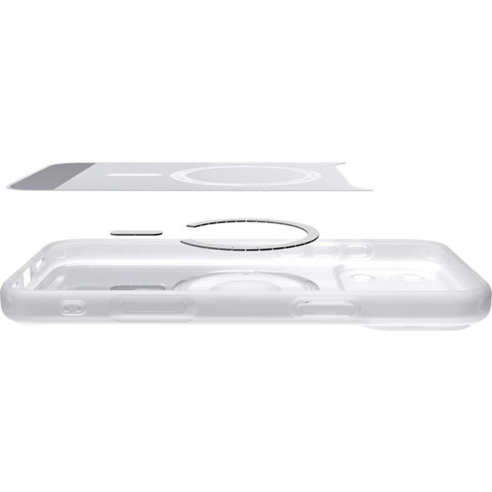 Coque MagSafe pour Apple iPhone 17 Pro, Spigen, Ultra Hybrid Classic, Argentée
