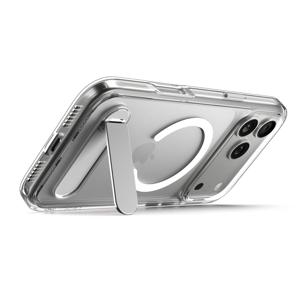 Coque MagSafe pour Apple iPhone 17 Pro, Spigen, Ultra Hybrid S, Transparente