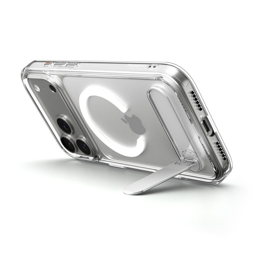 Coque MagSafe pour Apple iPhone 17 Pro, Spigen, Ultra Hybrid S, Transparente