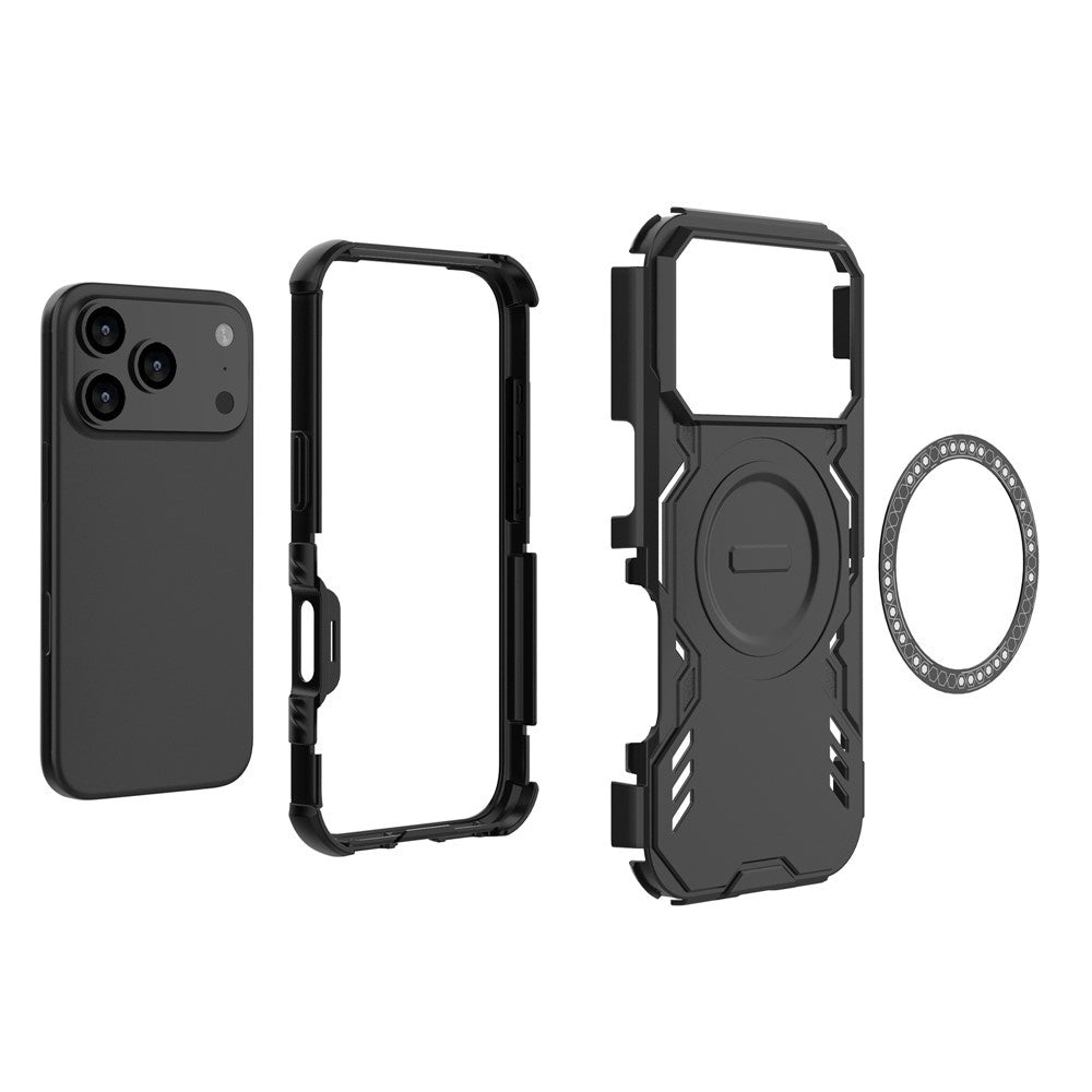 Coque MagSafe pour Apple iPhone 17 Pro, Techsuit, ArmorMag, Bleue