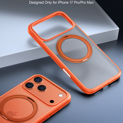 Coque MagSafe pour Apple iPhone 17 Pro, Torras, Ostand Pro, Orange