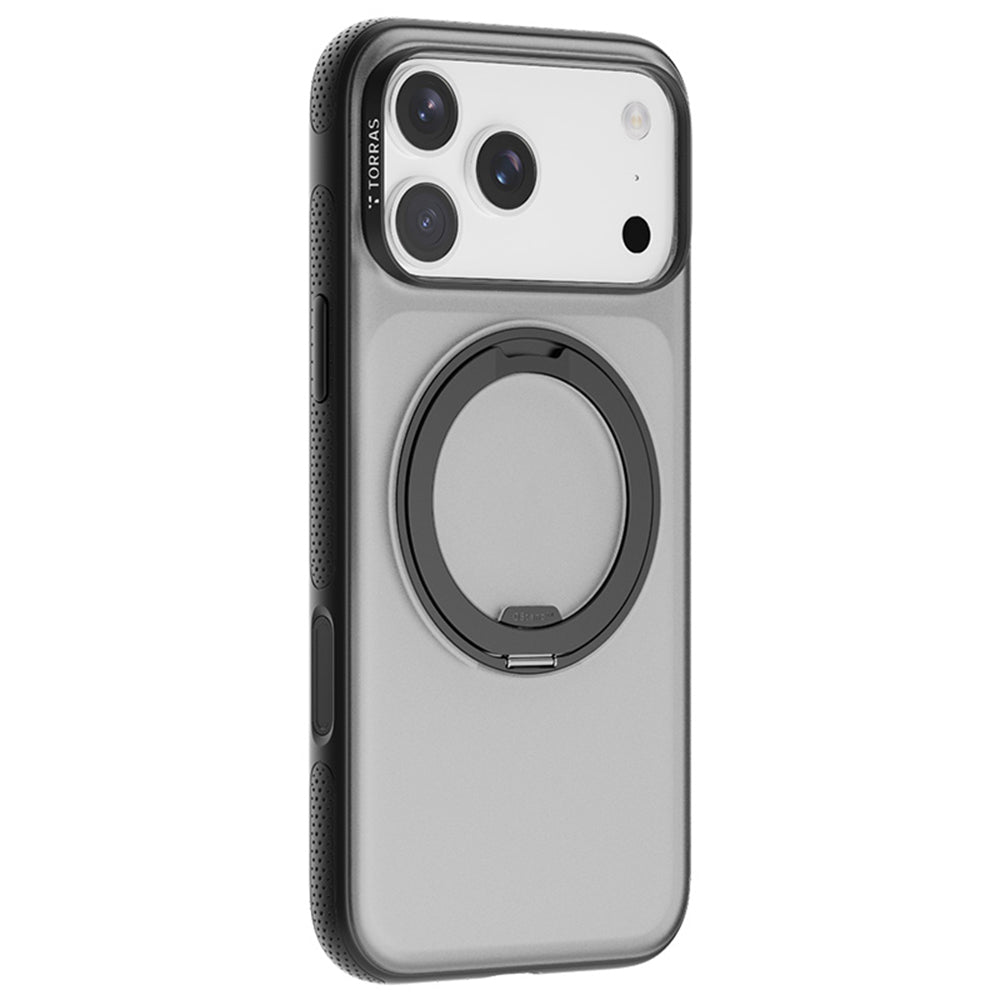 Housse MagSafe pour Apple iPhone 17 Pro, Torras, Ostand R Fitness, Noire